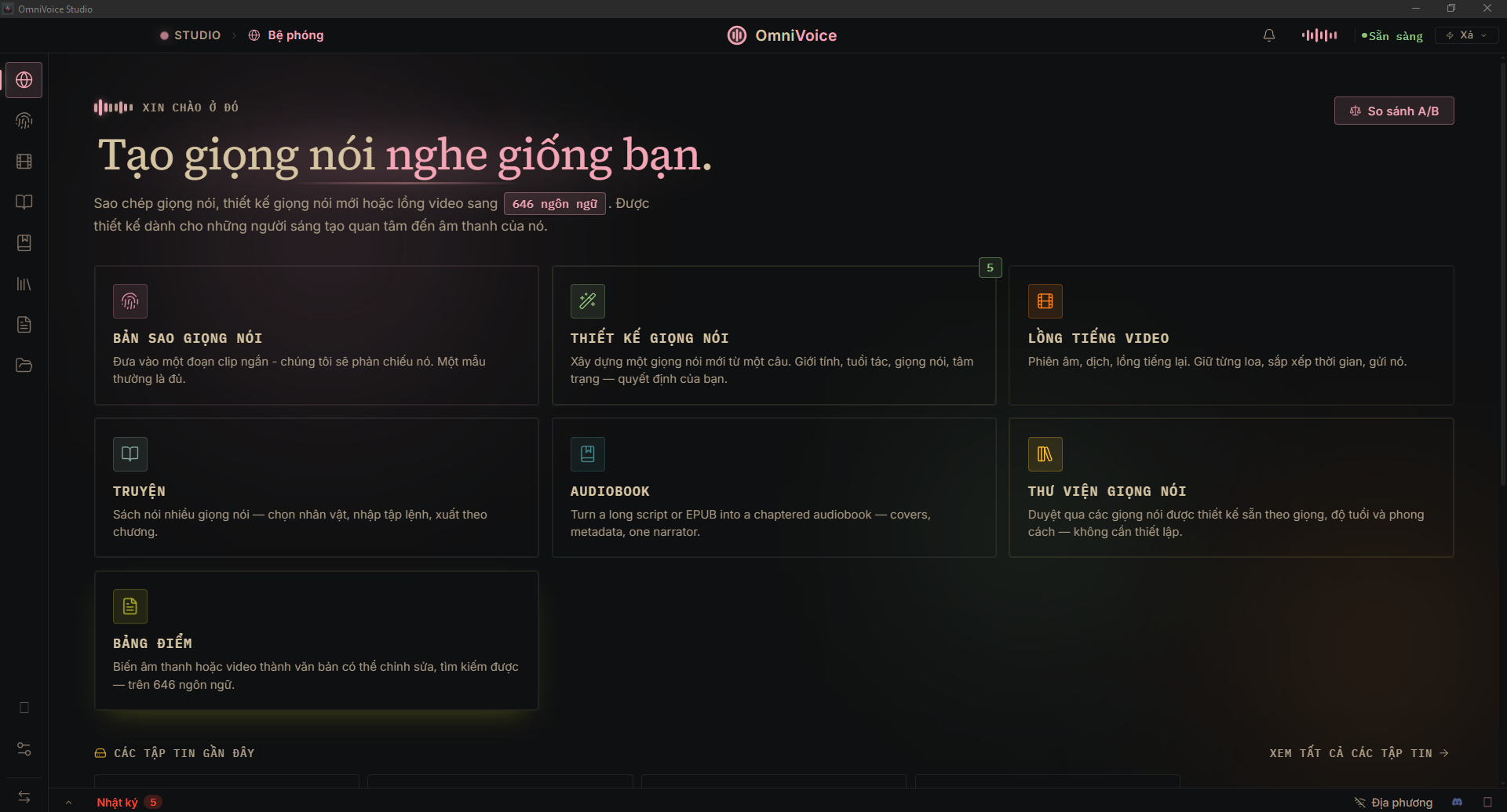 OmniVoice Studio – AI Clone Giọng Nói Miễn Phí Thay Thế ElevenLabs Chạy 100% Offline